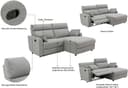 OTTO home Ecksofa JENNA L-Form, 209cm | Grau 3