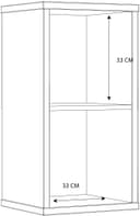 FORTE Standregal Mauro | Weiß 4