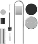 Eisl WC-Garnitur Toilettenpapierhalter stehend | Silber 3