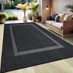 OTTO home Teppich Venedig Bordüre | Schwarz