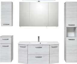 Saphir Quickset 936 Badmöbel-Set | Holztöne