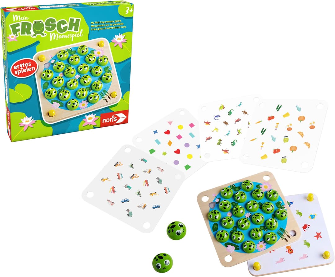 Noris Spiel Mein Frosch Memo-Spiel | Mehrfarbig