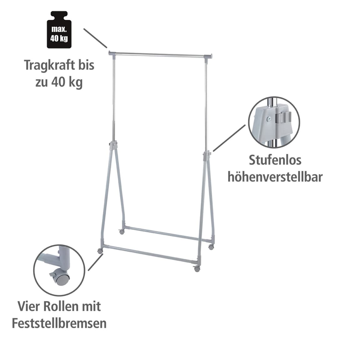 Wenko Kleiderständer | Silber