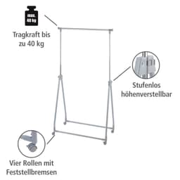 Wenko Kleiderständer | Silber