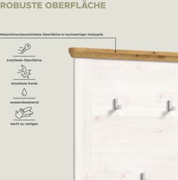 Home affaire Garderobenpaneel COSENZA | Holztöne