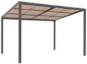 KONIFERA Anbaupavillon Pergola Anguilla | Grau 3