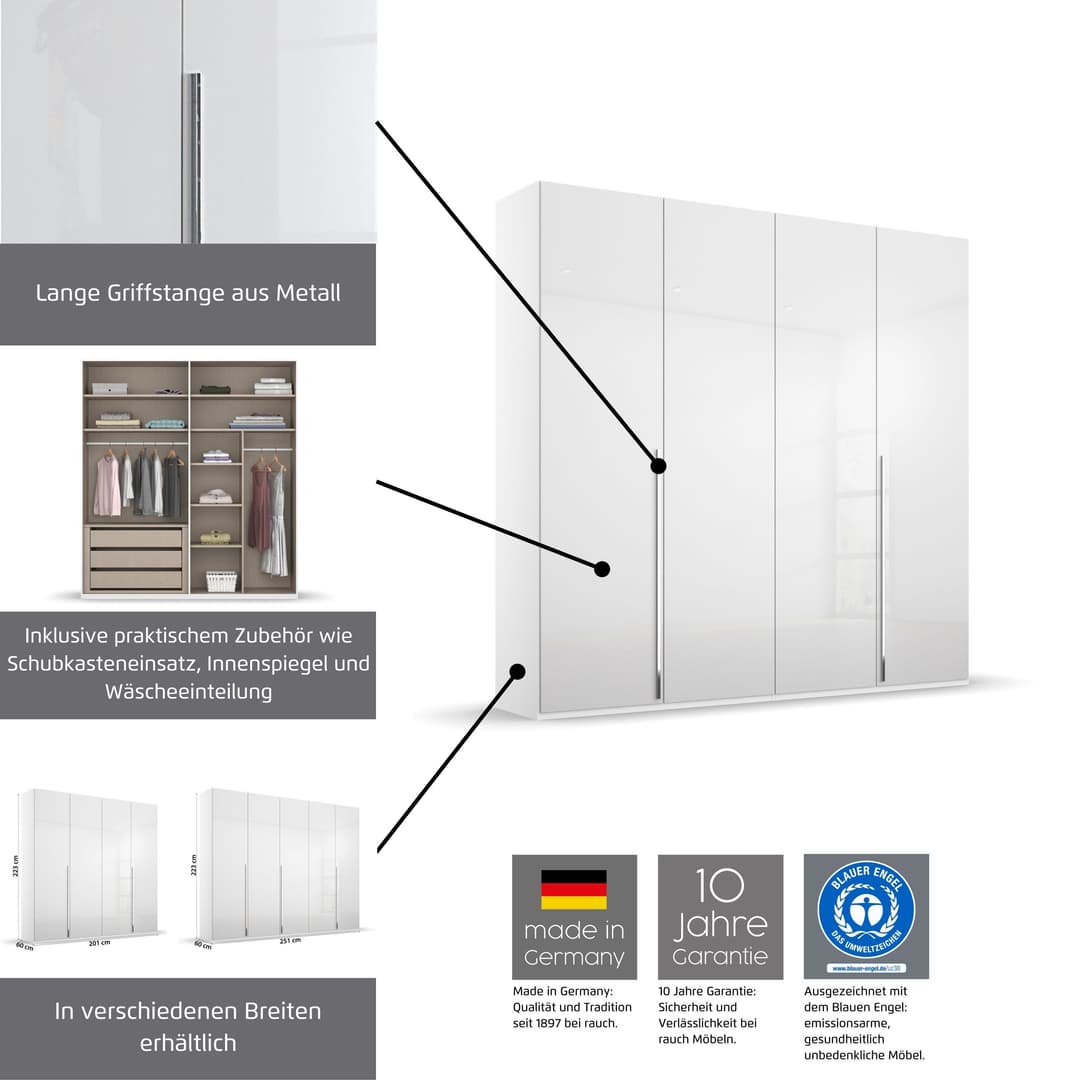 rauch MONTCLAR Kleiderschrank | Weiß
