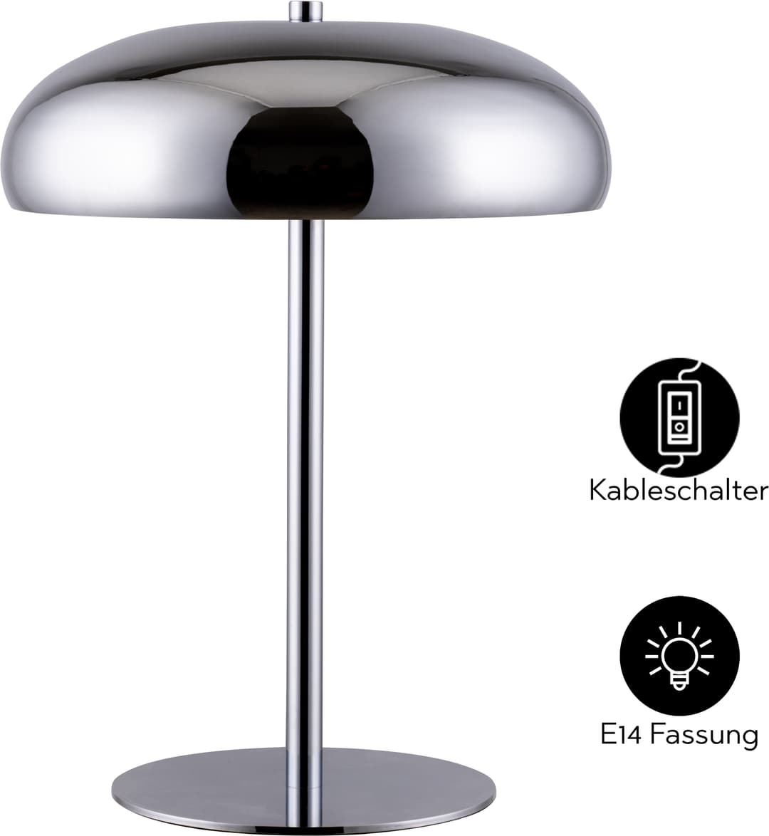 Tischleuchte Jessee | Silber