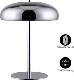 Tischleuchte Jessee | Silber