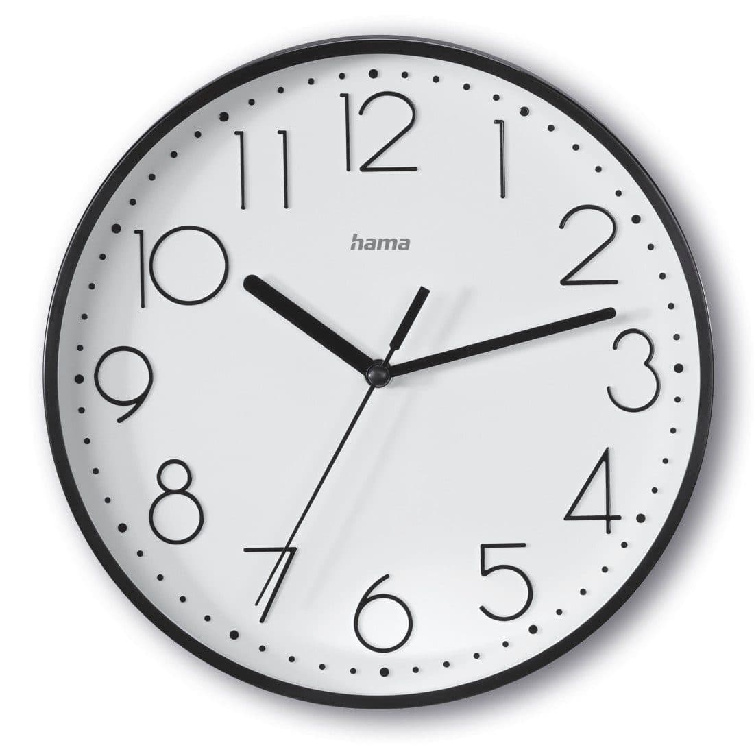 Hama Wanduhr Salina | Schwarz