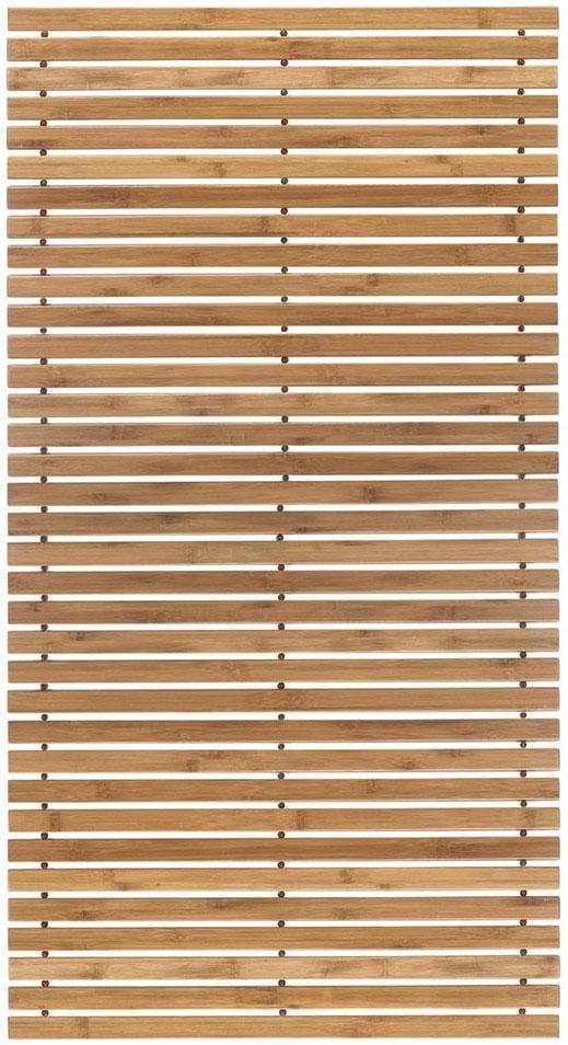 Kleine Wolke Badematte Level | Holztöne