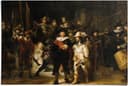 Reinders! Poster Rembrandt Die Nachtwache | Mehrfarbig