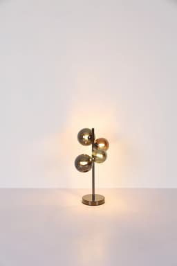 GLOBO LIGHTING LED Tischleuchte RIHA | Grau