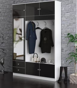 borchardt Möbel Garderobenschrank Kompakta Höhe 202 cm | Mehrfarbig