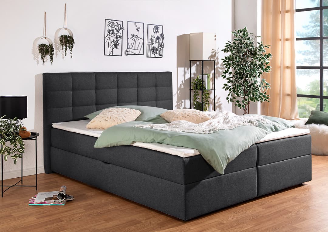 Home affaire Boxbett Ovalo | Schwarz