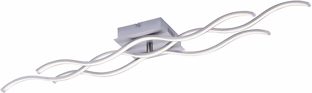JUST LIGHT WELLA Deckenleuchte | Silber
