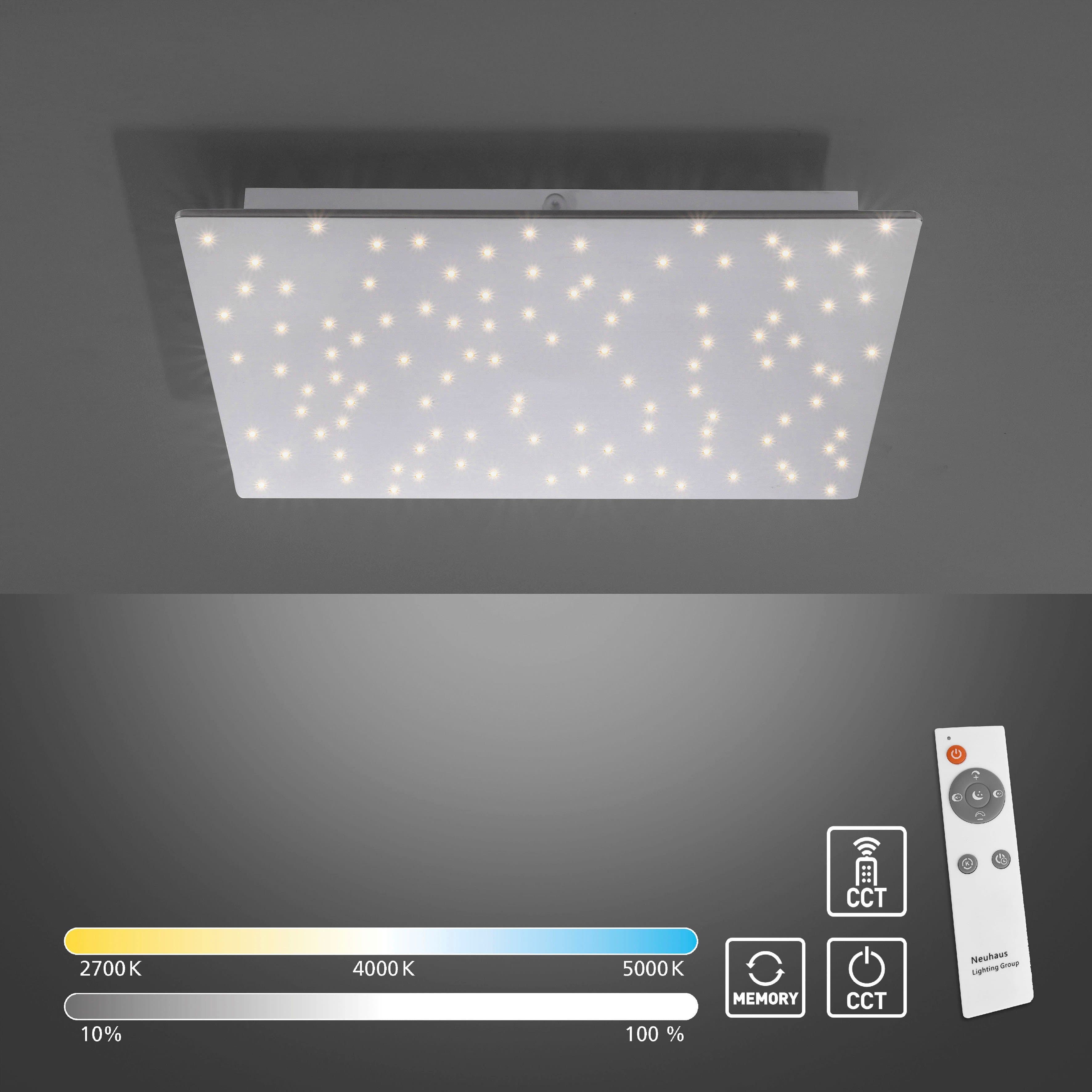 JUST LIGHT LED Deckenleuchte SPARKLE | Weiß