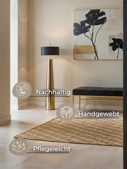 HANSE Home Teppich Kunu Juteteppich | Beige