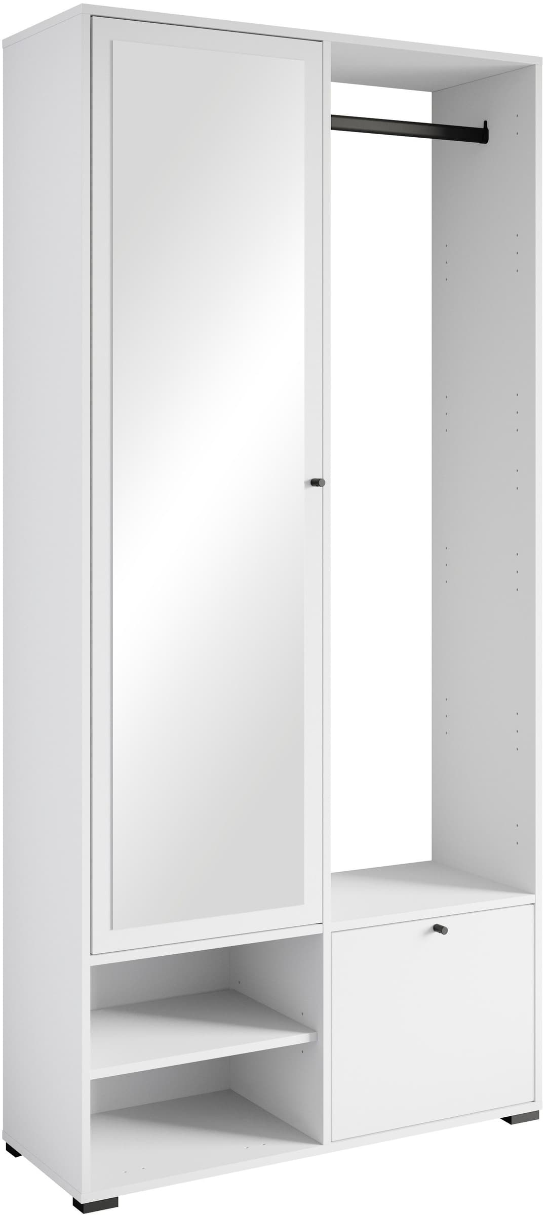 Home affaire Garderobenschrank DINO Kompaktgarderobe | Weiß