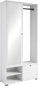 Home affaire Garderobenschrank DINO Kompaktgarderobe | Weiß