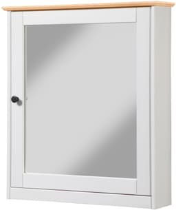 welltime Spiegelschrank Sylt/ Rügen/ Modern | Weiß