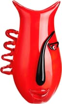 GILDE GLAS art Tischvase Red Vase | Rot