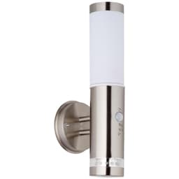 Brilliant LED Außen-Wandleuchte BOLE | Silber