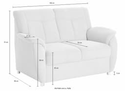 sit&more 2-Sitzer Sonoma | Braun