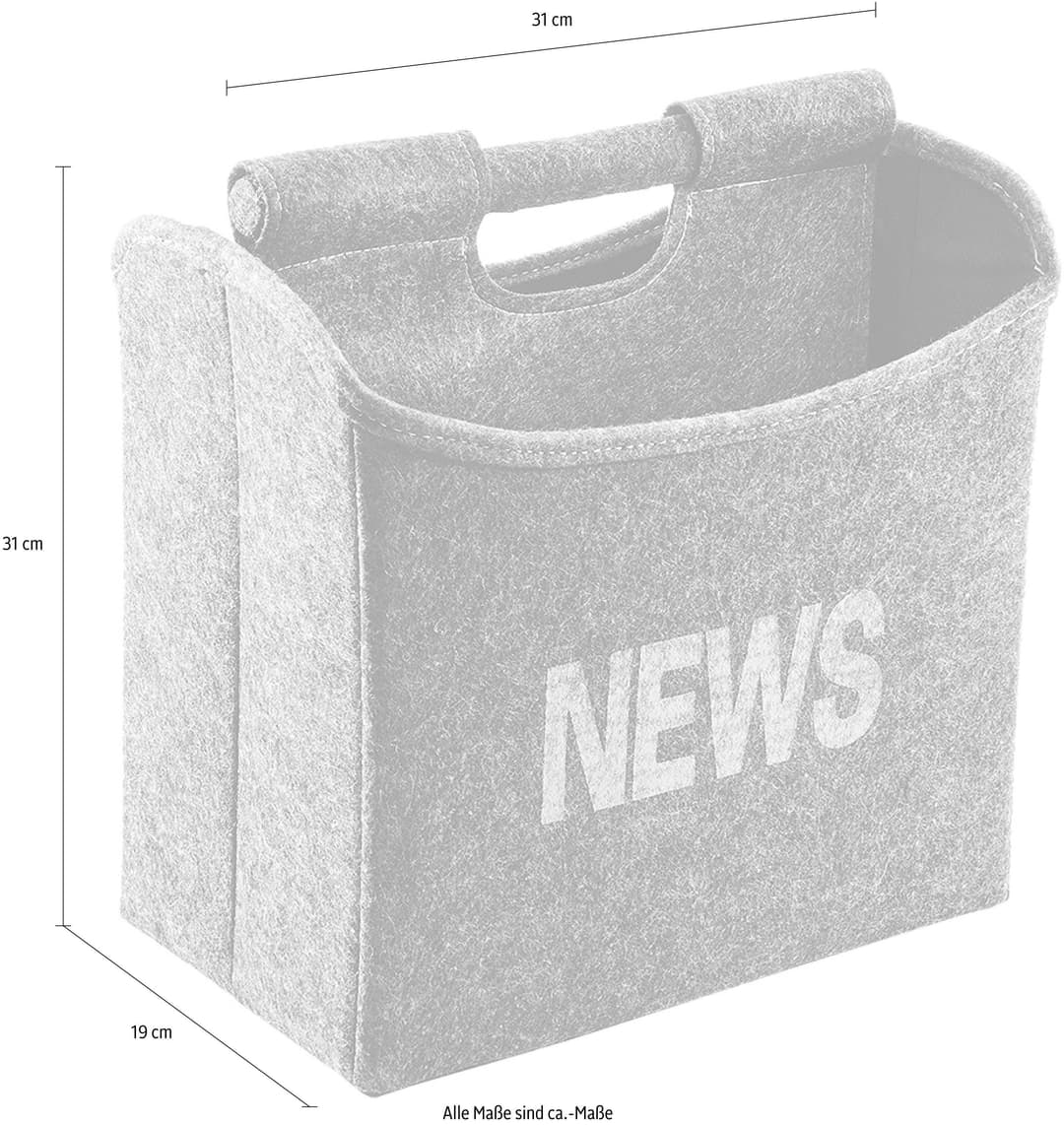 locker Zeitungsständer NEWS, faltbar | Grau