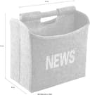 locker Zeitungsständer NEWS, faltbar | Grau 2
