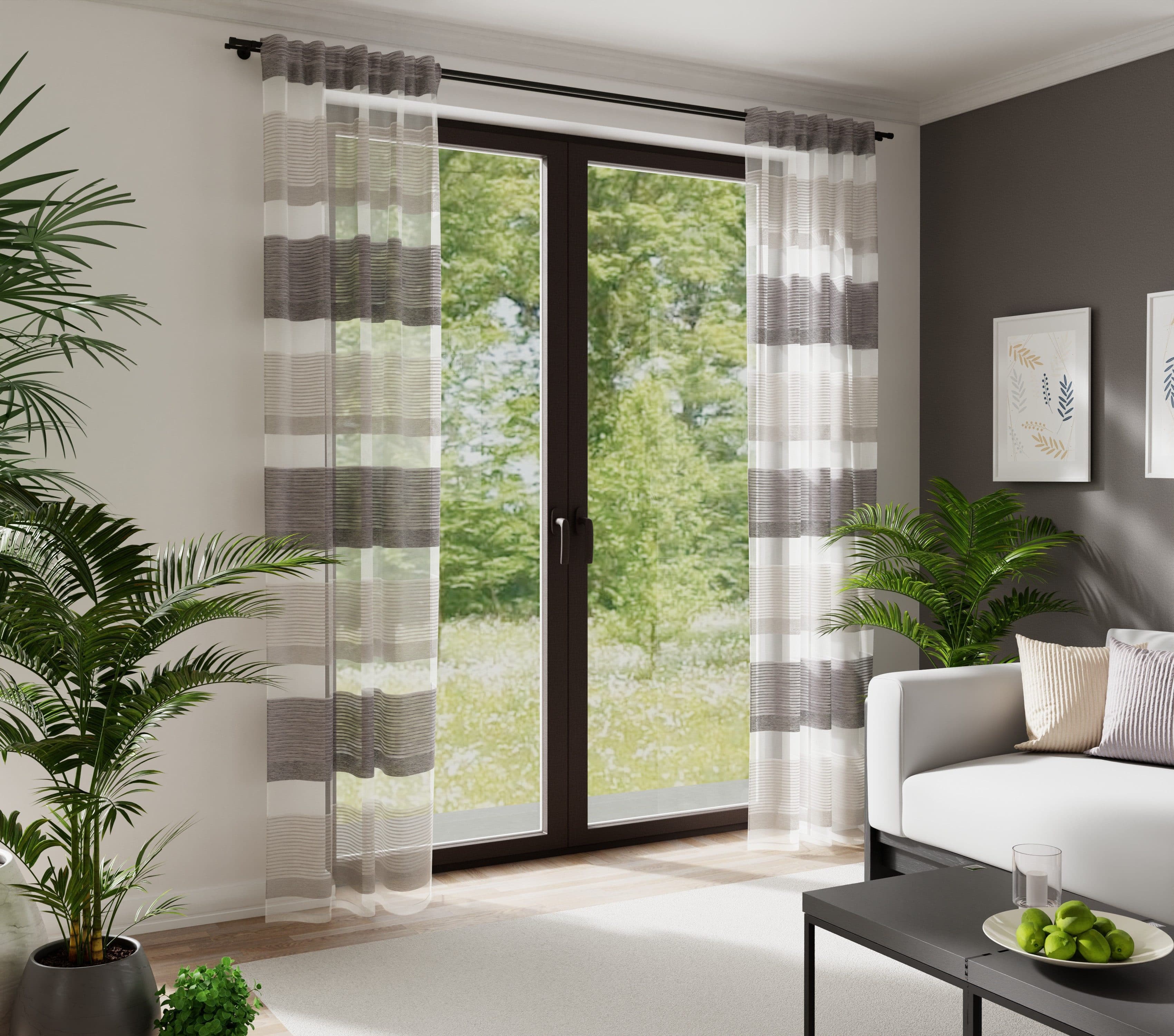 HOMING Vorhang Kamar | Grau
