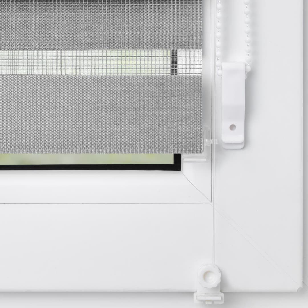 Doppelrollo Duo Rollo Klemmfix | Grau