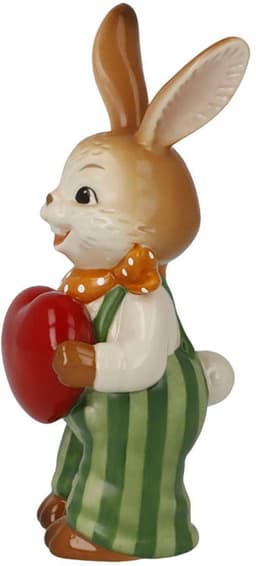 Goebel Osterhase Figur Hase - Von Herzen! | Mehrfarbig