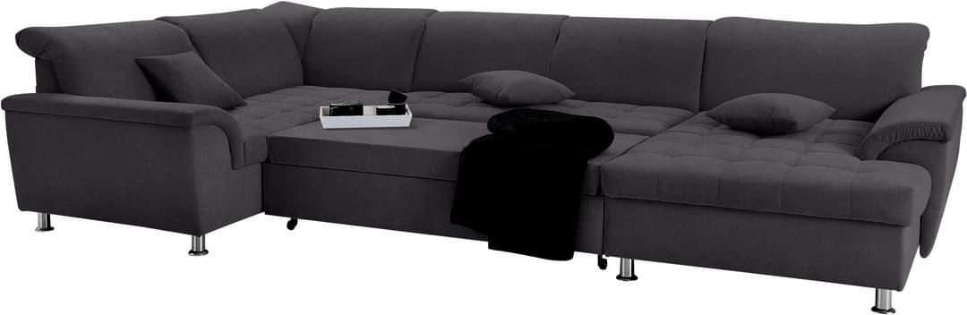 DOMO collection Wohnlandschaft Franzi | Grau