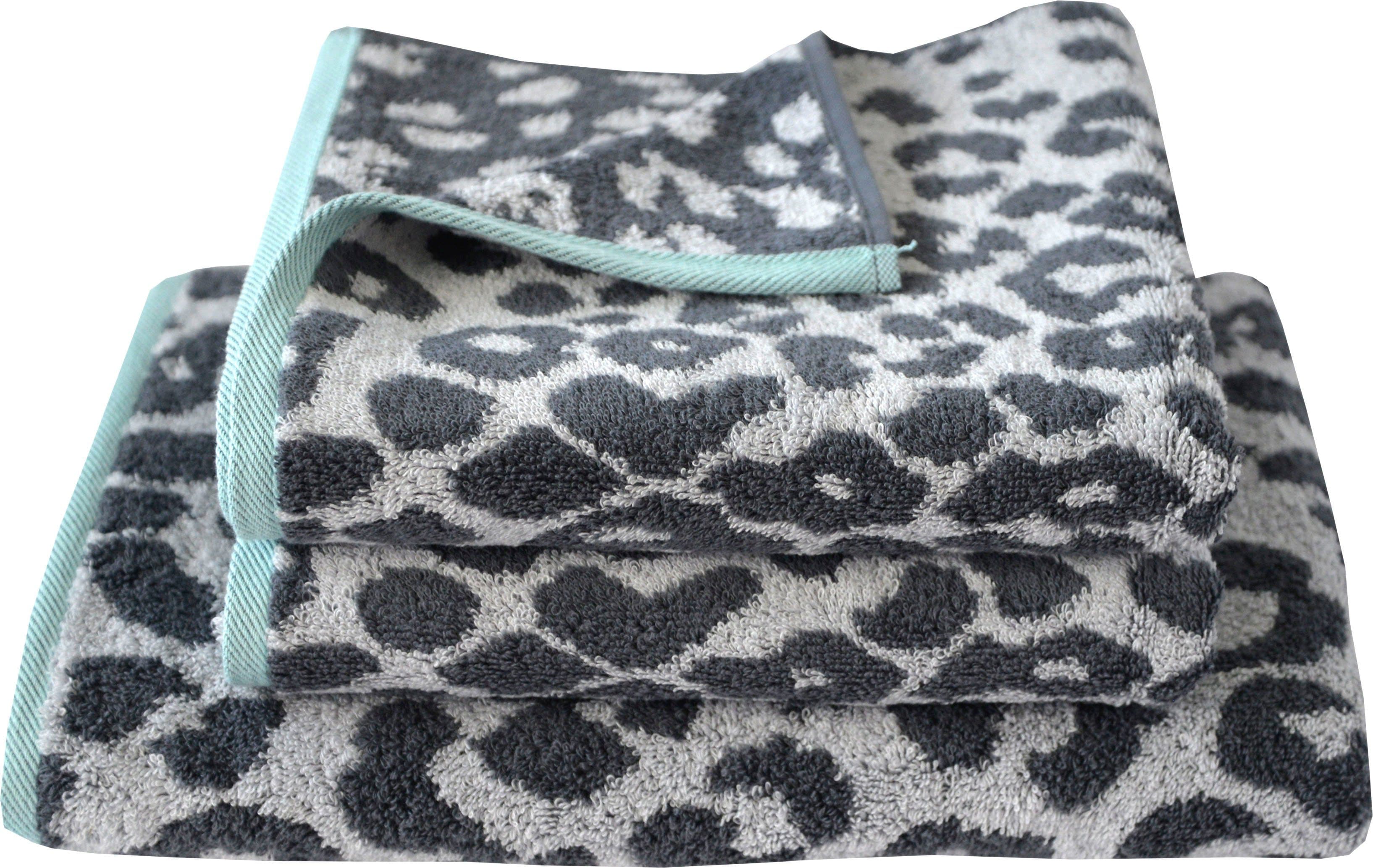 Dyckhoff Handtuch Set Cool Mint Leo | Grau