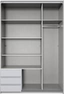 Wimex Schwebetürenschrank Emden | Weiß 3