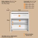 welltime Avena Unterschrank | Weiß 3