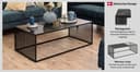 ACTONA GROUP Couchtisch Strington | Schwarz 5