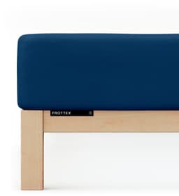 Schlafgut Frottex Spannbettlaken | Blau