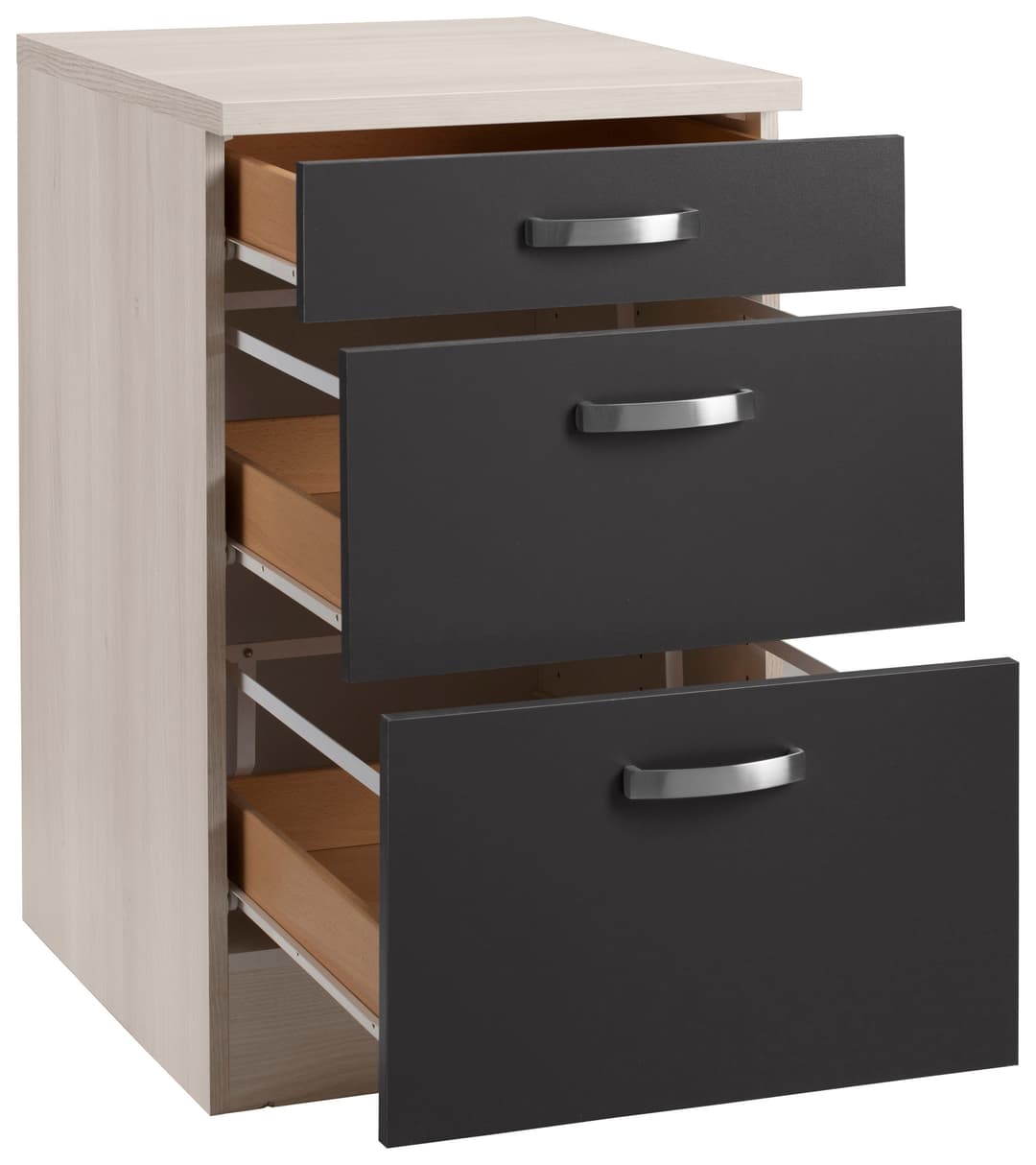 OPTIFIT Unterschrank Faro | Schwarz