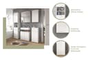 INOSIGN Waschbeckenunterschrank CAPRI | Weiß 3