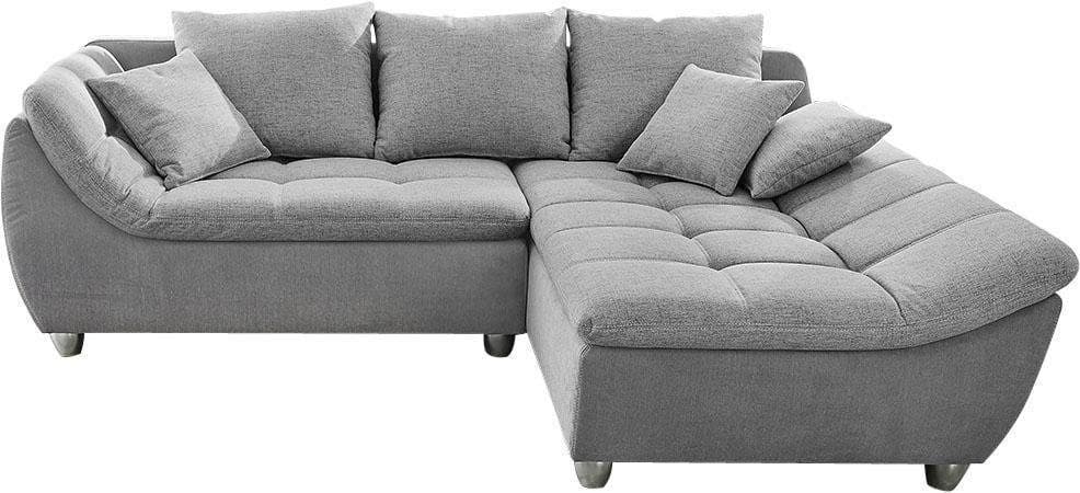 Jockenhöfer Gruppe Ecksofa Genua | Grau