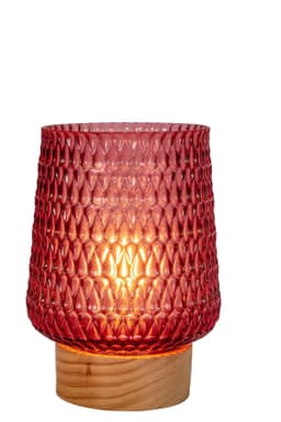 Pauleen LED Tischleuchte Rose Glamour | Rosa