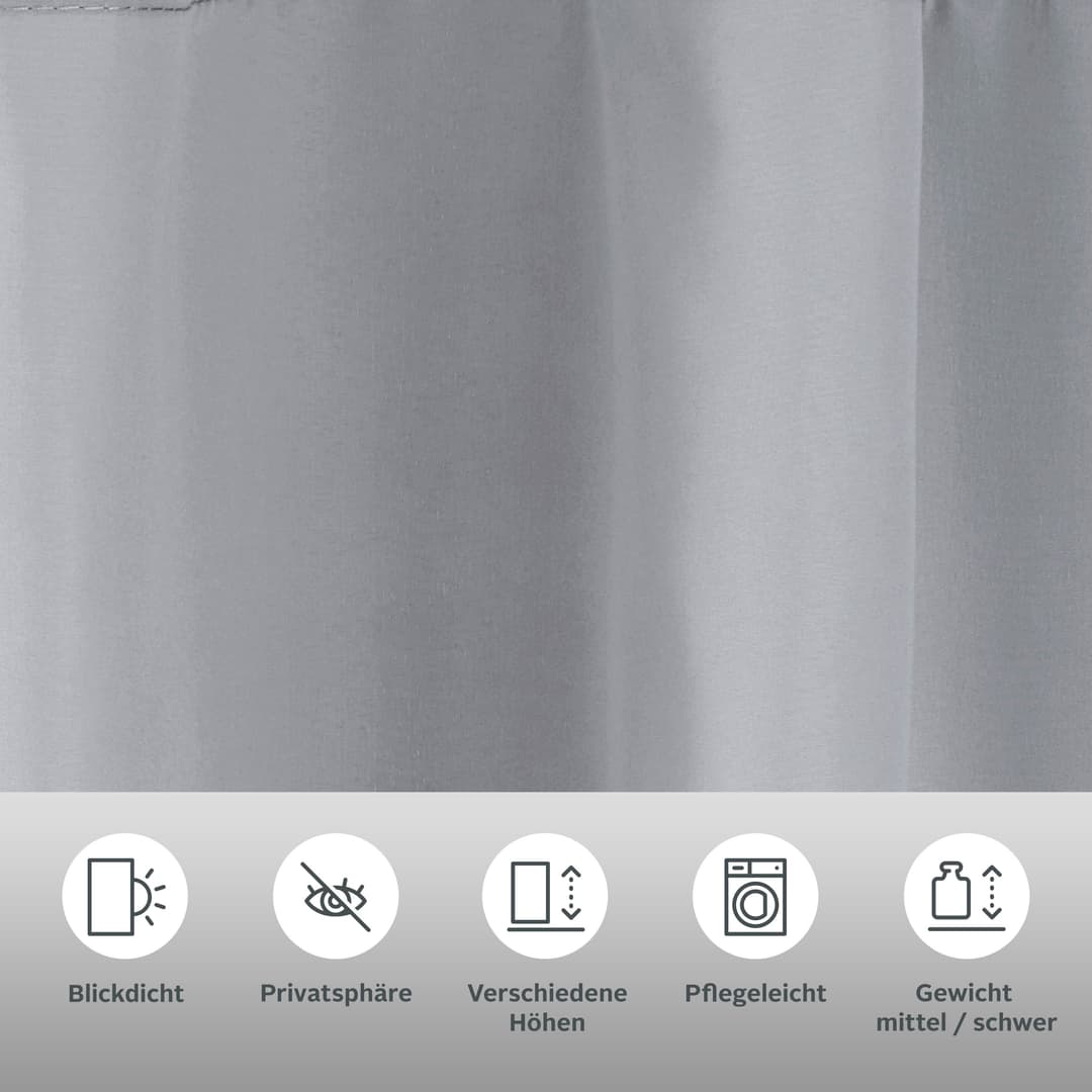 OTTO home Vorhang Raja | Grau