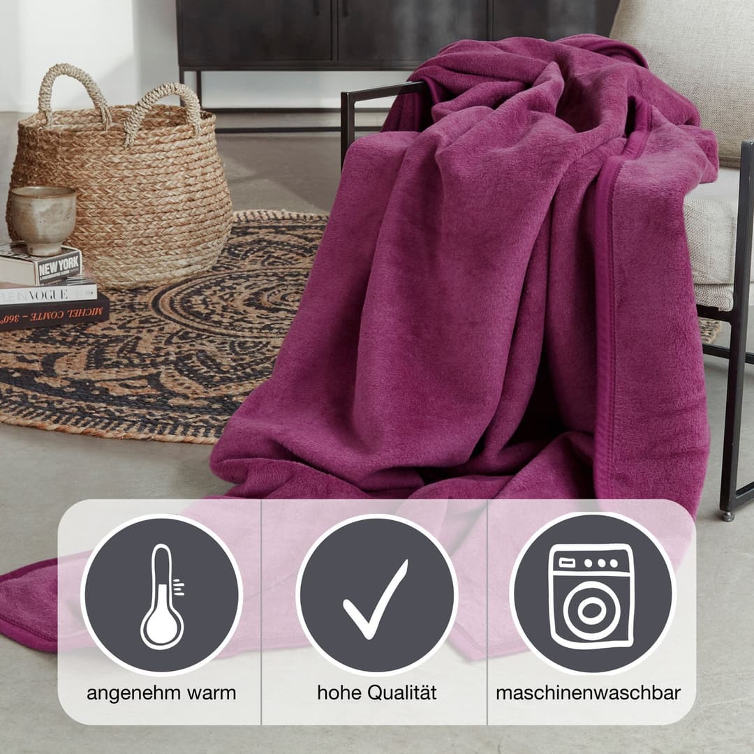 Wohndecke Luxus2 | Lila