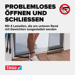 tesa Insektenschutz-Tür Insect Stop Standard | Schwarz
