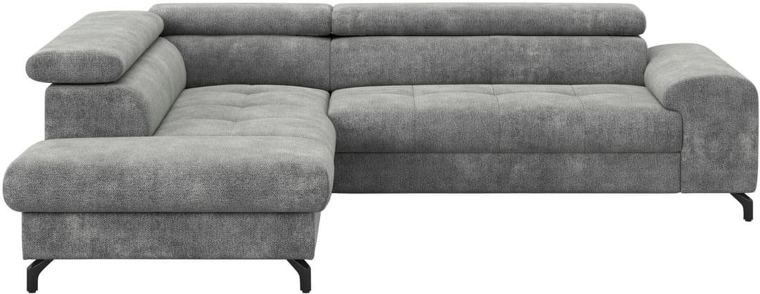 COTTA Ecksofa Aura L-Form | Grau