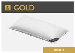 SPESSARTTRAUM 3-Kammer-Kopfkissen Gold | Weiß
