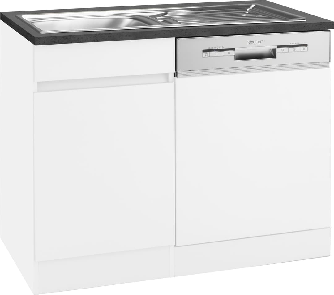 OPTIFIT Spülenschrank Roth | Weiß