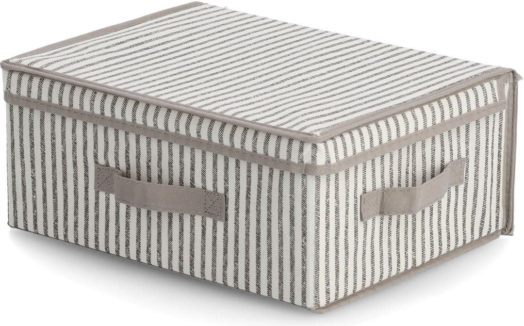 Zeller Present Aufbewahrungsbox Stripes | Beige